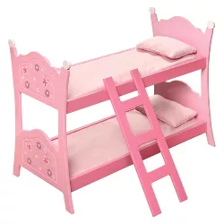 Badger Basket Blossoms & Butterflies Doll Bunk Beds with Ladder