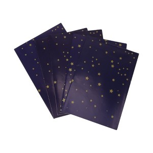 Unique Bargains Gift Wrap Paper Glossy Coated Paper 27.56 x 19.69" 5 Pcs - 1 of 4