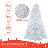 6.5 Ft Prelit Artificial Christmas Tree, Christmas Tree with 250 Warm White LED Lights & 818 Branches, Xmas Decoration for Living Room Hallway Office - 2 of 4