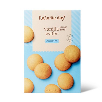 Vanilla Artificially Flavored Wafer Cookies - 11oz - Favorite Day&#8482;