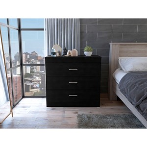CAVINAS 3-Drawer Dresser for Bedroom, Modern Chest of Drawers,Particle Board Finish Storage Dresser,Bedroom Furniture,Floorstanding - 1 of 4