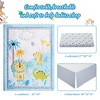 Crib Bedding Set for Girls Boys, 3 Piece Soft Baby Bedding Set Including Quilt, Fitted Crib Sheet and Crib Skirt - image 2 of 4