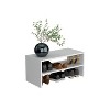 Vynxaria 23" Wide 2-Tier Stackable Shoe Rack, Efficient Storage Solution - 3 of 4