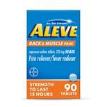Aleve Naproxen Sodium Pain Reliever Back and Muscle Pain Tablet (NSAID) - 90ct