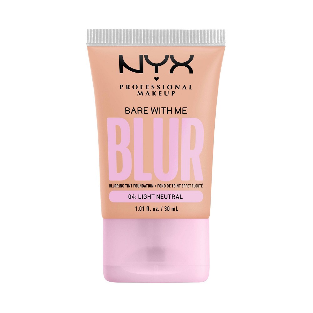 Photos - Other Cosmetics NYX Professional Makeup Bare With Me Blur Tint Soft Matte Foundation - 04 