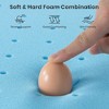 JUJABU 3" Gel Memory Foam Mattress Topper – Cooling Pressure Relief Pad for Back Pain - 4 of 4