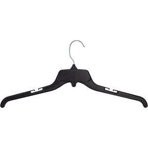 Maison Recycled Plastic with Notches Shirt Hangers 19" 360 Degree Swivel For Home, Office & Retail Stores 10/25/100 Count - 1 of 4