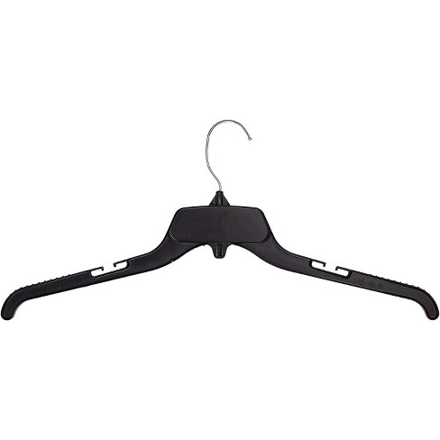 Maison Recycled Plastic with Notches Shirt Hangers 19" 360 Degree Swivel For Home, Office & Retail Stores 10/25/100 Count - image 1 of 4