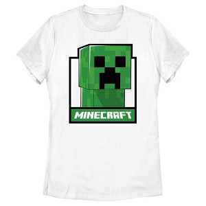 Women's Minecraft Creeper in a Box T-Shirt - 1 of 4
