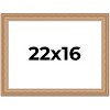 PosterPalooza | Weathered Yellow Picture Frame - UV Acrylic, Backing Board, Hanging Hardware Included - 2 of 4