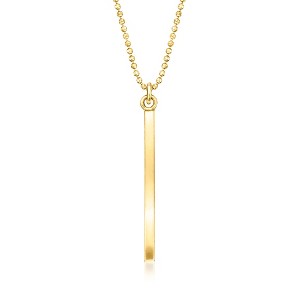Pure Collection by Ross-Simons Italian 18kt Gold Vermeil Linear Bar Necklace Size 16 - 1 of 4