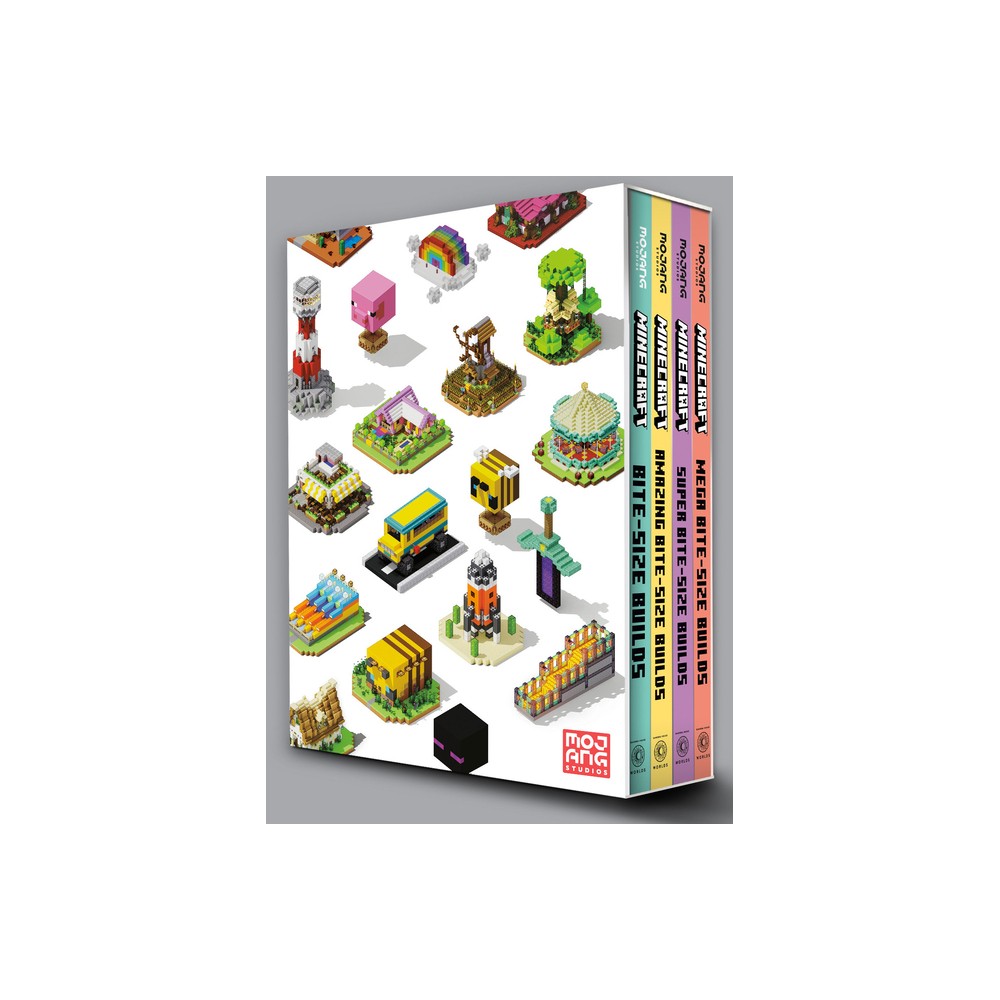Minecraft: Bite-Size Builds Collection 4-Book Boxed Set - by Mojang Ab & The Official Minecraft Team (Mixed Media Product)