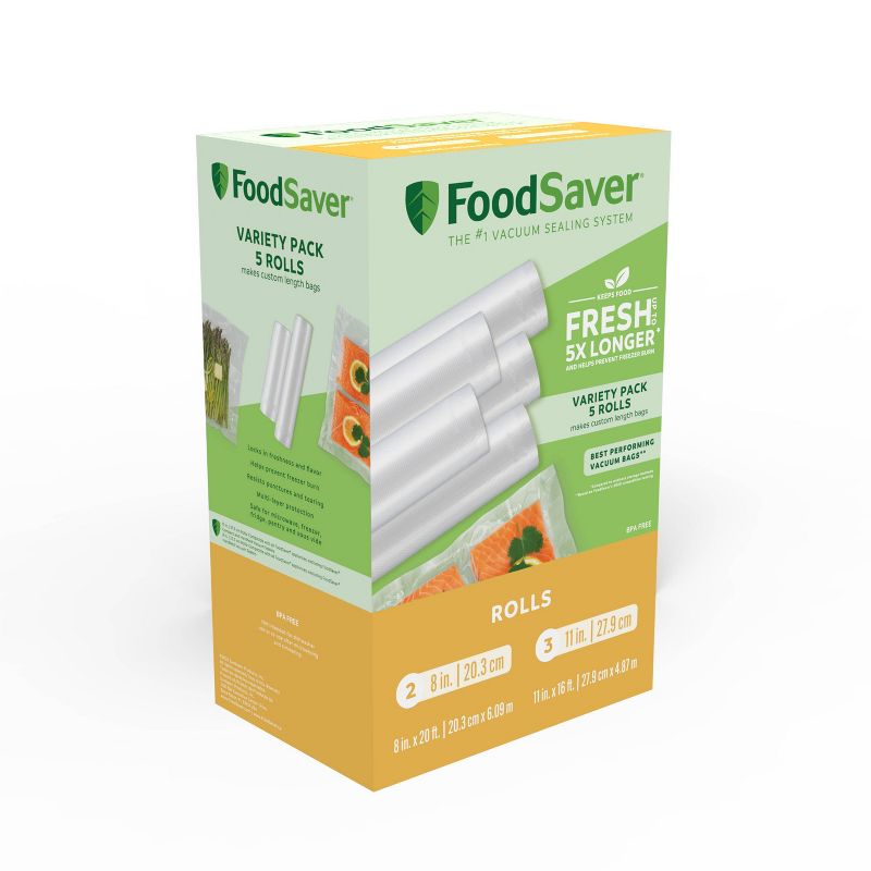 FoodSaver 8"& 11" Heat-Seal Rolls - FSFSBF0746-000, 1 of 5