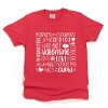 Simply Sage Market Valentine Collage Garment Dyed Tee - S - Red - 2 of 4