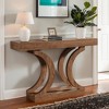 Hommoo 43.3" Curved-Leg Console Table, Unique Sofa Table for Behind Couch - 4 of 4