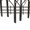 LuxenHome Snowy Black Metal Field of Trees Wall Art - 3 of 4