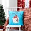 The Lakeside Collection Christmas Canine Quilt Ensemble - Accent Pillow - 3 of 4