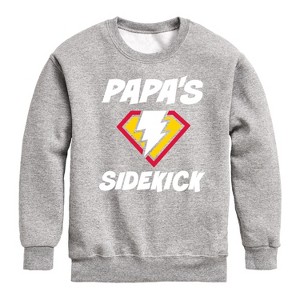 Men's - Instant Message - Dad & Son Matching Set Graphic Fleece Sweatshirt - 1 of 4