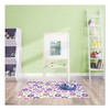 deflecto FashionMat Chair Mat, Rectangular, 35 x 40, Daisies - 4 of 4