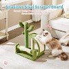 Cactus Scratcher Tree for Indoor Small Cats with Natural Sisal Ropes - 3 of 4
