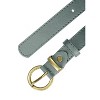 INSPIRE CHIC Women PU Leather Belts Bronze Metal Pin Buckle Thin Waist Belts for Jeans Dress - 2 of 4