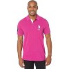 U.S. Polo Assn. Men's Short-Sleeve Polo Shirt with Applique, Casual Summer Slim Fit Polo Shirt with Contrast Color - 3 of 3