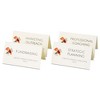 Avery Small Tent Card, Ivory, 2 x 3.5, 4 Cards/Sheet, 40 Sheets/Pack - 2 of 4