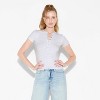 Women's Short Sleeve Henley T-Shirt - Wild Fable™ - 2 of 4