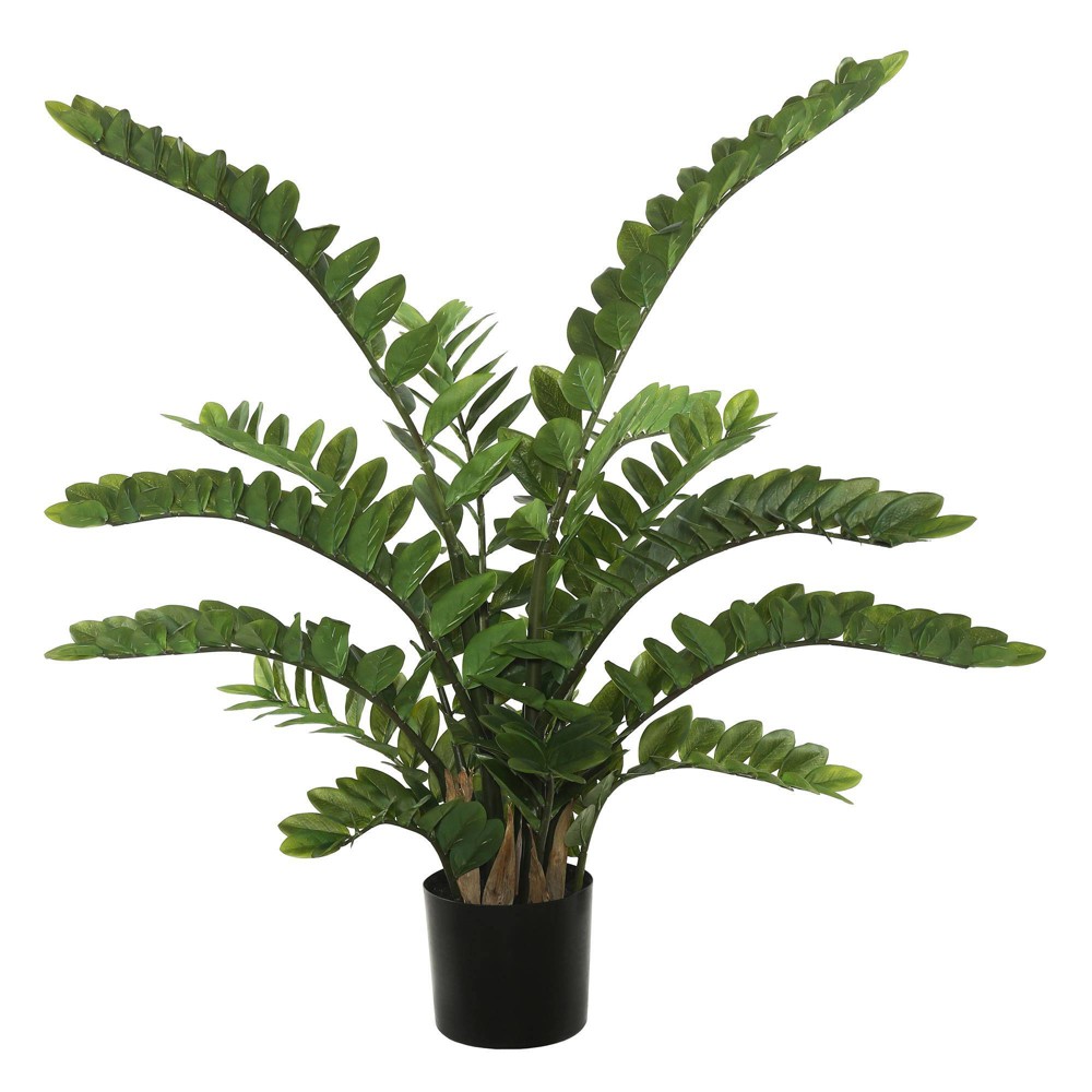 Photos - Other Decoration Vickerman 52" Artificial Zamifolia Bush with Pot - : Indoor Faux Greenery Decor 
