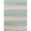 Summer Twist Aqua 20x20 Indoor Outdoor Pillow - 3 of 4