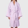 Alpine Swiss Blair Womens Cotton Terry Cloth Bathrobe Shawl Collar Velour Spa Robe - 2 of 4
