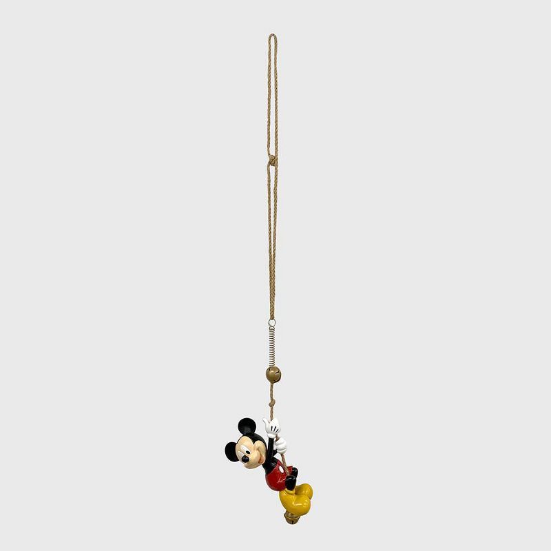Disney Mickey Mouse &#38; Friends Mickey Mouse Swing&#39;N&#39;Ring Resin &#38; Stone Novelty Planter Outdoor Garden Figurine, 1 of 8