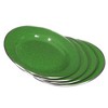 Stansport Enamel Camping Tableware Set 24 Pieces Green - 3 of 4