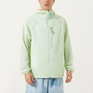Alilang Men's Lightweight Windbreaker Jacket with Hood Full Zip
