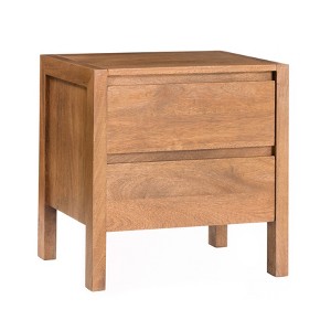 MH London Como 22"  Mango Wood Nightstand - 1 of 4
