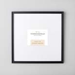 21.49" x 21.49" Matted to 5" x 7" Gallery Single Image Frame Black - Threshold™ designed with Studio McGee