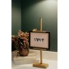 Petal Lane 9"x7" Japanese Cranes Brass Beaded Framed Wall Art Black - 4 of 4