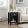 Rattan Nightstand – Boho Accent Table with Rattan Drawers & Metal Legs - 4 of 4