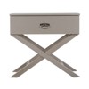 Glory Furniture Xavier 1 Drawer Nightstand in Silver Champagne - 3 of 4