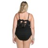 Women's Plus Size Sheer Cut Out One Piece Swimsuit - BECCA - 2 of 3
