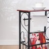 Rectangle Bathroom Table 25 Lbs Load Capacity Multifunctional Indoor Side Table for Storing Cups Candles Magazines - 4 of 4