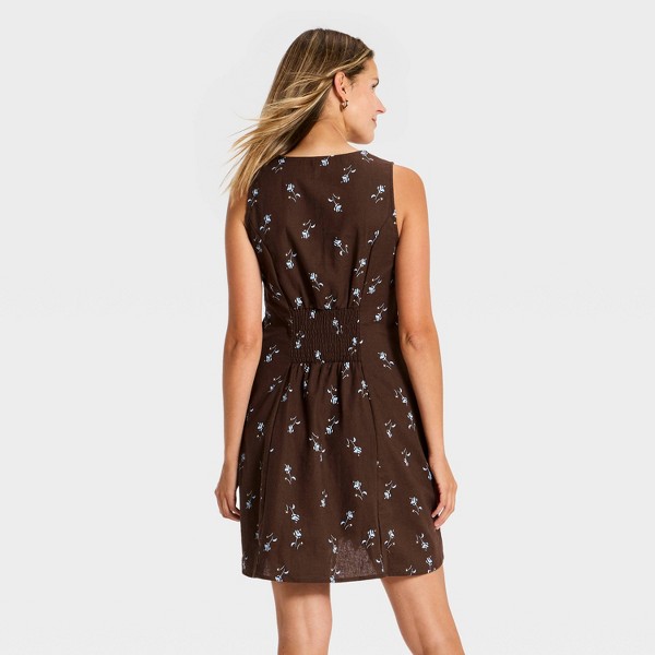 Vestido mini con botones para mujer - A New Day™ 2