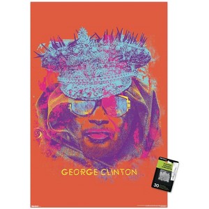 Trends International George Clinton - Face Painting Unframed Wall Poster Prints - 1 of 4