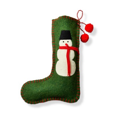 tag Snowman Stocking