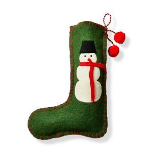 tag Snowman Stocking - 1 of 2