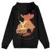 Yellowstone TV Series "The Whole World's A Test" Men's Black Hoodie - 2 of 4