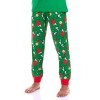 Snoopy Pajamas Wake Me When It's Christmas Adult Tight Fit Sleep Set - 4 of 4
