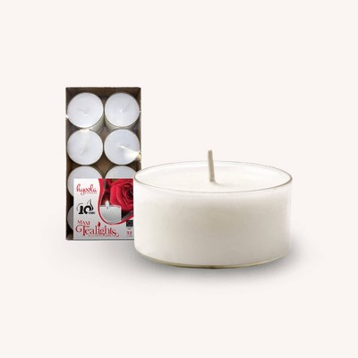 Hyoola - Tealight Candles in Clear Cup - 10 Hour - 16 Pack