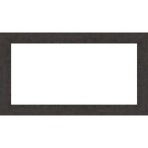 Amanti Art Rustic Plank Espresso Narrow Framed Dry Erase Magnetic Board - 1 of 4