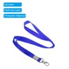 Unique Bargains Polyester Wear-resistant Lightweight ID Card Neck Lanyards with Hooks 20 Pcs - 3 of 4
